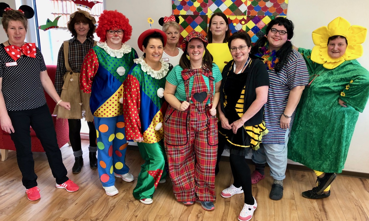 ​  Karneval in der Tagespflege St. Vinzenz Gieboldehausen. | Foto: Caritas Südniedersachsen