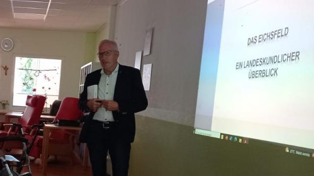 Eichsfeld-Vortrag in der Tagespflege St. Vinzenz | Foto: Caritas